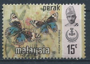 Perak 1971 - 15c Butterfly Litho - SG177 used