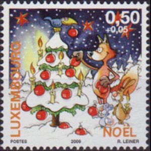 LUXEMBOURG 2008 - Scott# B465 Christmas Set of 1 NH