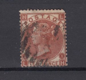 GB QV 1867 10d Deep Red Brown SG114 BP9714