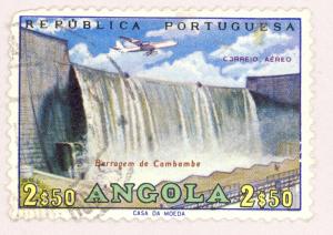 Angola   C27   Used Dam and Airplane