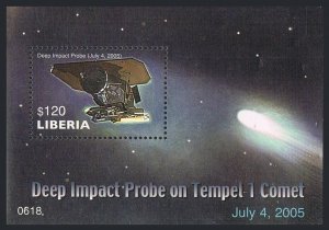 Liberia 2380,MNH. Space:Deep Impact Probe,July 4,2005.