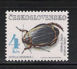 Czechoslovakia 2866 MNH single Beetles scv 2.25