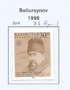 KAZAKHSTAN - 1998 - Beitursynov - Perf Single Stamp - Mint Lightly Hinged