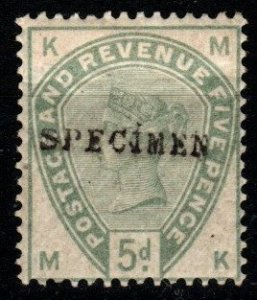 Great Britain #104 F-VF Unused Specimen Overprint CV $575.00