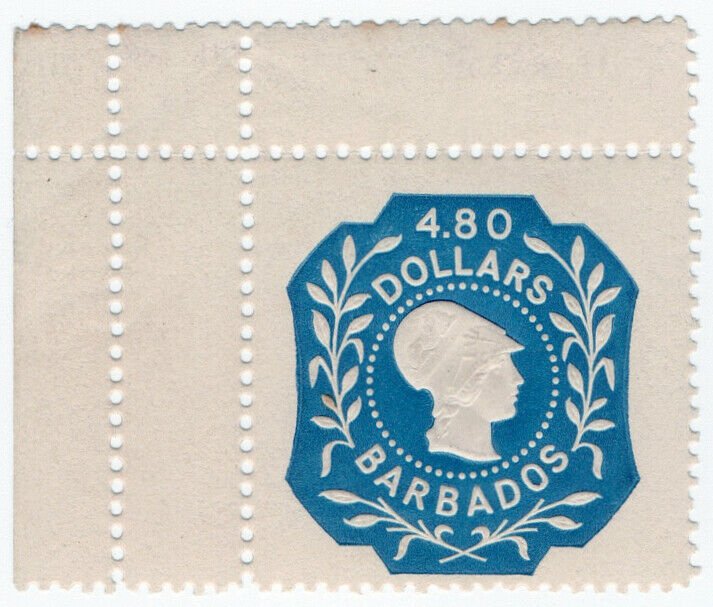 (I.B) Barbados Revenue : Duty Stamp $4.80