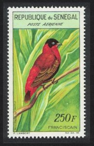 Senegal Red Bishop Bird 250F 1960 MNH SG#237