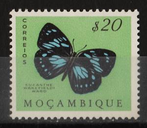 Mozambique 1953 Butterflies & Moths $20 (1/20) USED