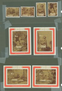 Aitutaki #254-261  Single (Complete Set) (Paintings)