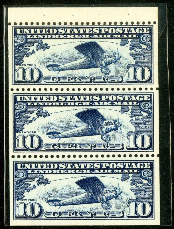 US Stamps # C10a MNH VF/XF PO Fresh Pane 