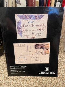 MALAYA & THAILAND Stamps & Covers - May 27, 1993 Christie's Auction Catalogue