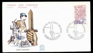 France 1981 Military School FDC