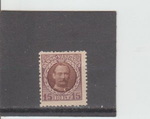 Danish West Indies  Scott#  45  MH  (1908 Frederik VIII)