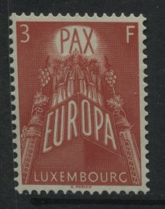 Luxembourg 3f Europa stamp mint o.g. hinged