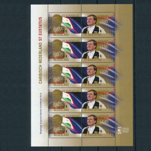 [CA069] Caribbean Netherlands 2015 Royal visit St. Eustatius  MNH