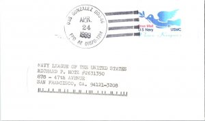 United States Ships US Navy - USMC Dove Peace Keepers Free Mail 1999 USS Gonz...