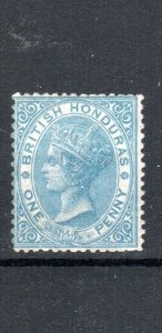 British Honduras 1865 1d Pale Blue Queen Victoria Sg 1 Mlh-