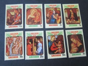 Grenada 1974 Sc 574-81 Christmas Religion set MNH