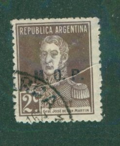 Argentina #2 OD297 USED BIN $0.50