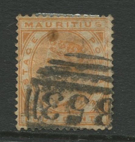 Mauritius - Scott 71 - QV Definitive Issue -1882- FU- Single 4c Stamp