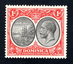 Dominica SC #67    VF, Unused, Original Gum    CV $18.00 ....... 1710037