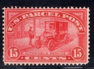 MOMEN: US STAMPS #Q7 15c PARCEL POST MINT OG H $60 LOT #84289-7