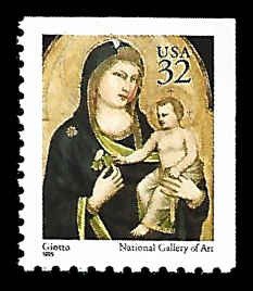 PCBstamps     US #3003A Bk Sgl 32c Madonna & Child, MNH, (13)