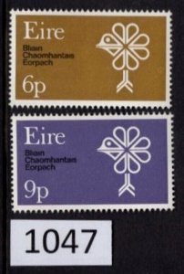 $1 World MNH Stamps (1047), Ireland Scott 277-278, Nature Conservation, set of 2