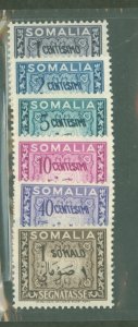 Somalia (Italian Somaliland) #J55-J60 Unused Single (Complete Set)