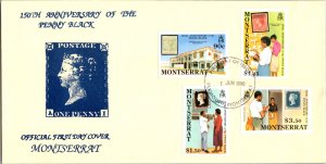 Montserrat, Worldwide First Day Cover