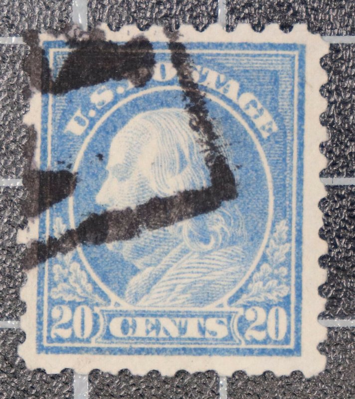 Scott 476 20 Cents Franklin Used Nice Stamp SCV $17.50 