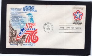 1432 Bicentennial Emblem, FDC Fleetwood cachet