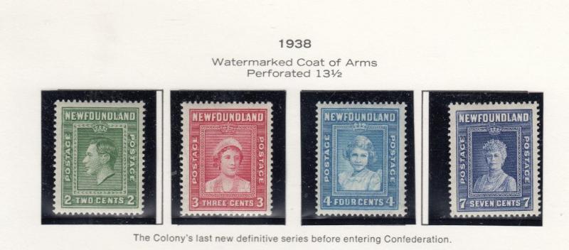 NEWFOUNDLAND # 245-248 VF-MNH +OTHERS ROYAL FAMILY ISSUE CAT VALUE $24+