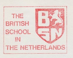 Meter cut Netherlands 1983 ( FM 3307 ) The British School In The Netherlands