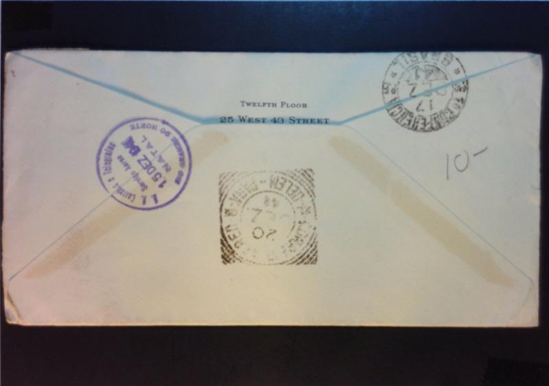 Belgian Congo - 1941 First Flight Cover to USA - Z792