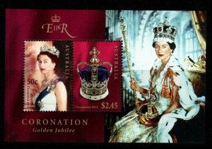 AUSTRALIA SGMS2303 2003 50TH ANNIVERSAY OF CORONATION MNH
