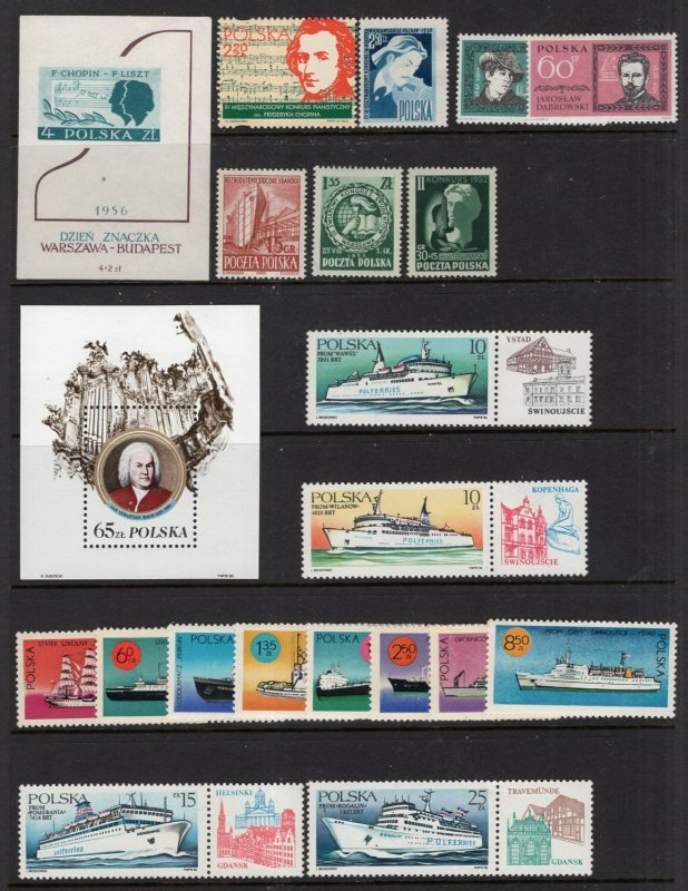 Poland Older to Modern Miscellany Mint-Used See Scans 