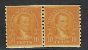 #603 Pair Mint NH