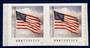 US #5053 MNH Coil Pair Flag