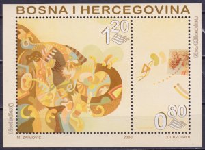 Bosnia and Herzegovina, 2000, New Millennium, s/s, Mi#202, MNH,++