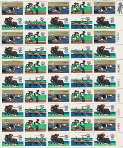 PCBstamps   US #1791/1794 Sheet $7.50(50x13c)Summer Olympics, MNH, (3)