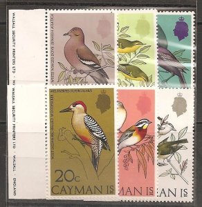 Cayman Islands SC 322-7 MNH