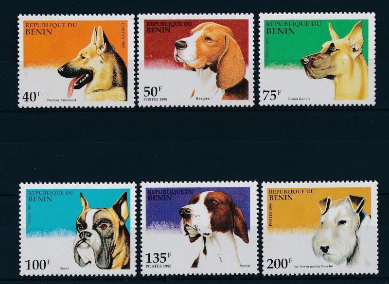 [30849] Benin 1995 Animals Dogs MNH