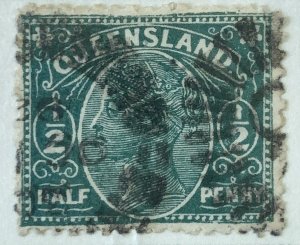 AlexStamps QUEENSLAND #89 FVF Used 