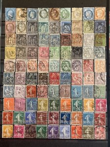 414 All Different Mint and Used Stamps from France SCV $375+