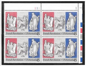 #C120 MNH Plate Block