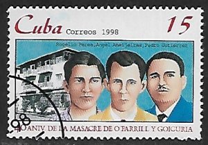 Cuba # 3967 - Massacre of O'Farrill & Goicuria - unused CTO.....{Z28}