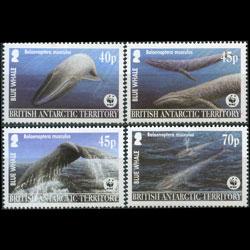 BR.ANTARCTIC TERR. 2003 - Scott# 326-9 Whales Set of 4 NH