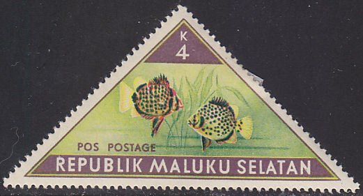 Republik Maluku Selatan 4 Fish  1954