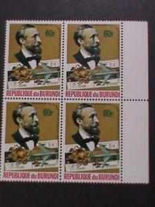 ​BURUNDI-1979 SC#569- HEINRICH VON STEPHAN- MNH-BLOCK VF WE SHIP TO WORLDWIDE