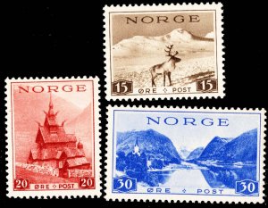 Norway Scott 181-183 Mint never hinged.